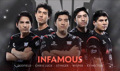 又一南美队队伍进行人员变动：Infamous三人离队