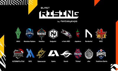 BLAST正式公布Rising邀请赛完整队伍名单
