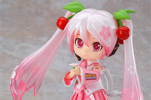 姿势多变超可爱！樱花色 初音未来可换衣粘土人偶