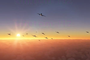 《微软模拟飞行》晒多人实机短片 共享梦幻云端美景