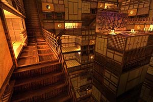 天赋异禀！小学生自学自建3D《鬼灭之刃》无限城！