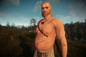 谁到中年也无法避免“啤酒肚” 《巫师3》杰洛特MOD