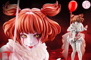 半球超性感！性转《小丑回魂》美少女潘尼怀斯手办！