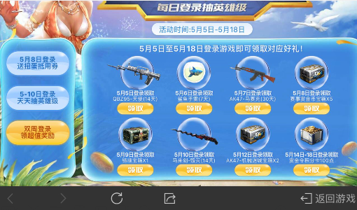 CF手游立夏节双周礼包